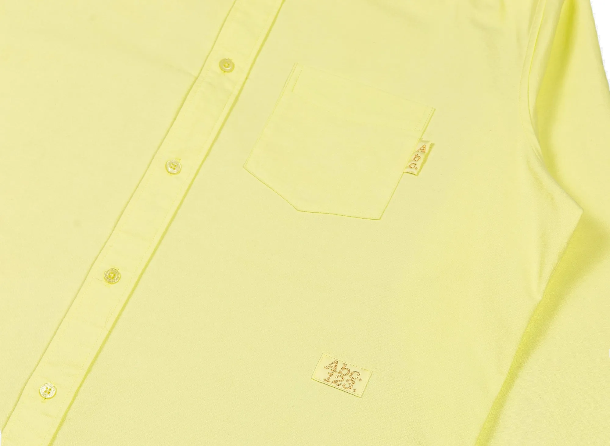 Advisory Board Crystals Abc. 123. Oxford Shirt in Sulfur