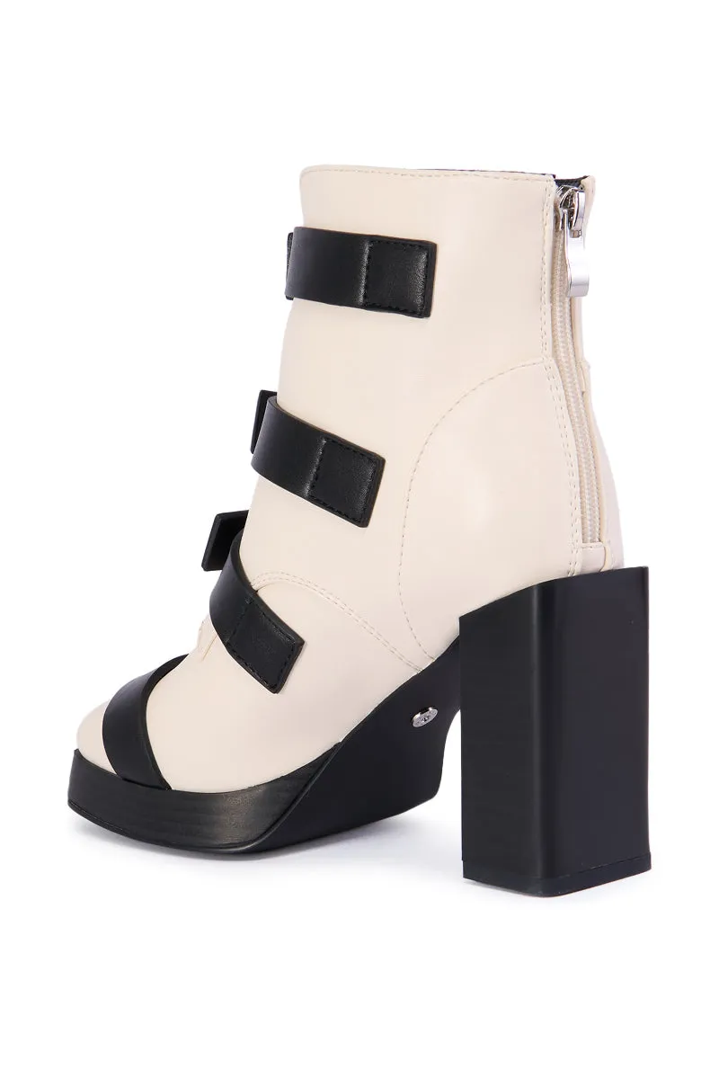 AZALEA WANG ANAYA WHITE BOOTIE