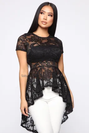 Belladona Lace Top - Black