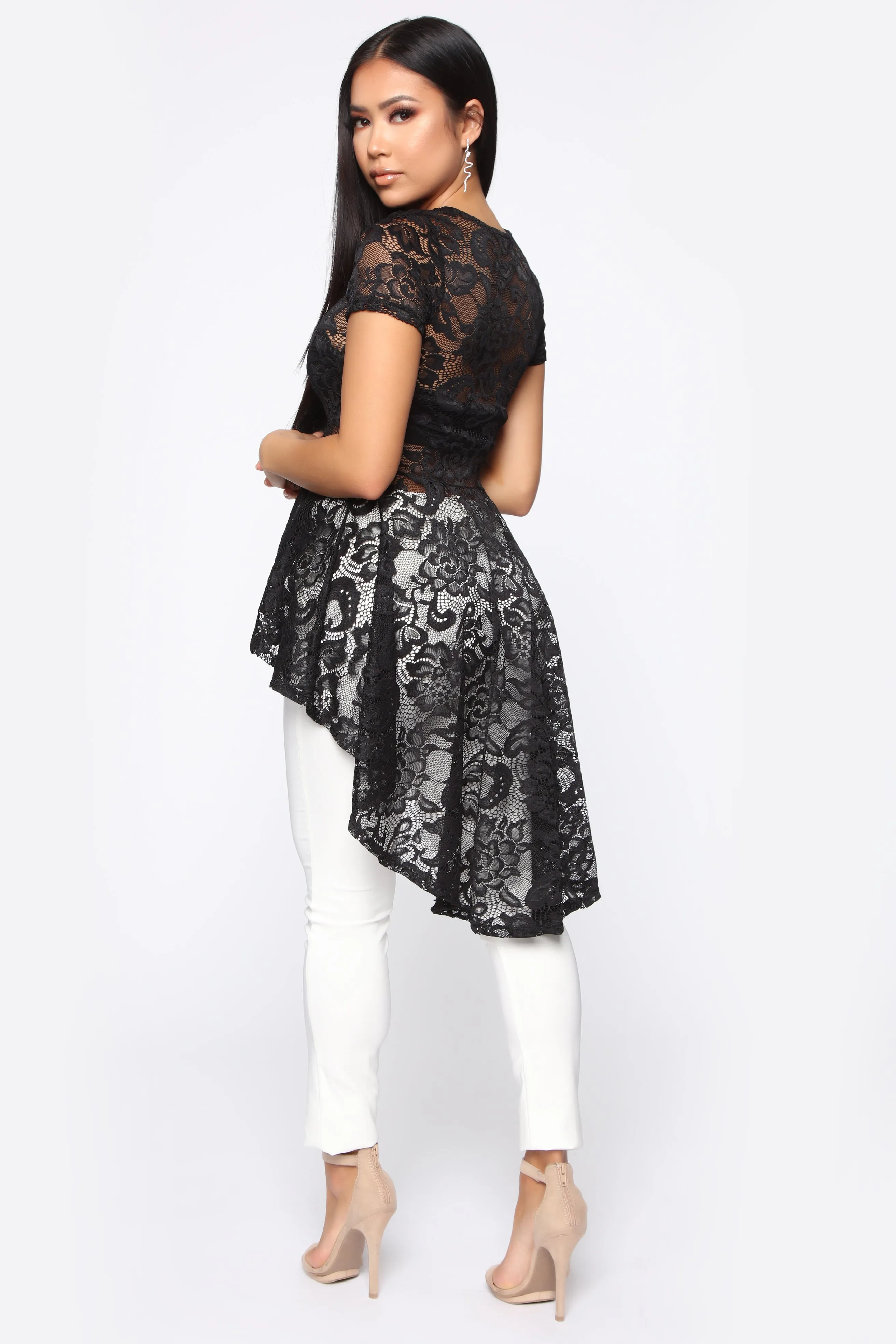 Belladona Lace Top - Black