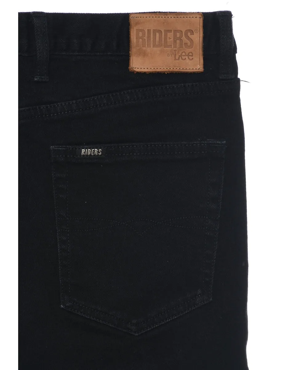 Black Cut-Off Denim Shorts - W34 L11