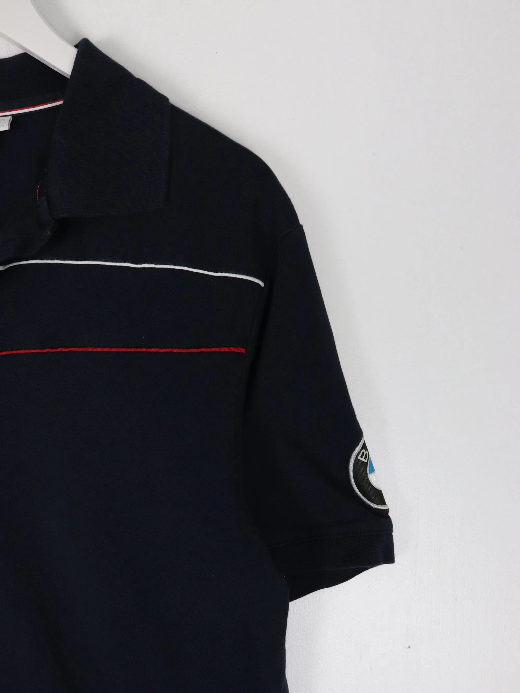 BMW Polo Shirt Fits Mens Medium Blue Puma