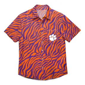 Clemson Tigers NCAA Thematic Button Up Shirt