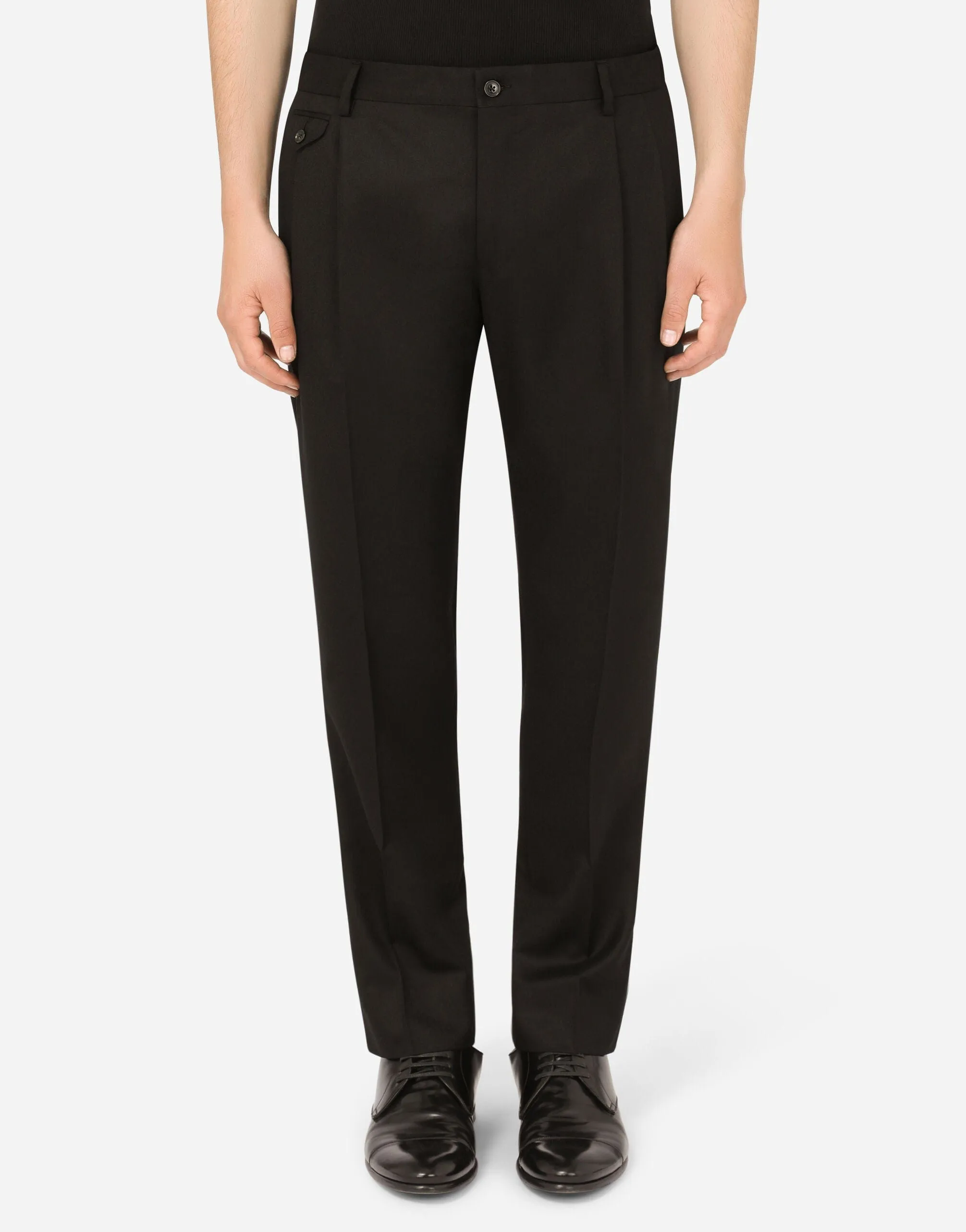 Cotton Tailored Pants