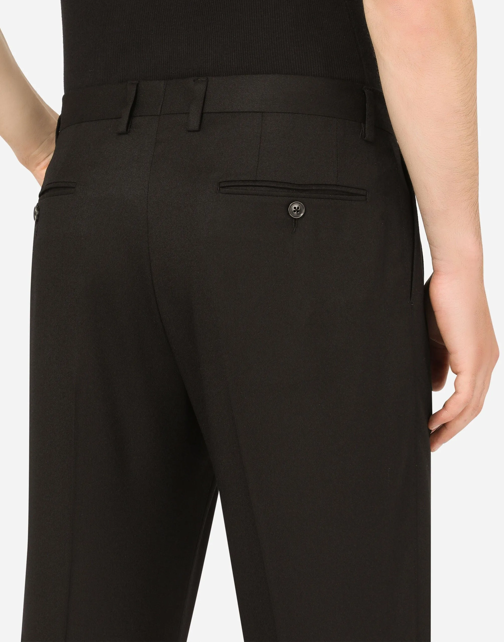 Cotton Tailored Pants