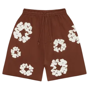 Denim Tears The Cotton Wreath Shorts 'Brown'