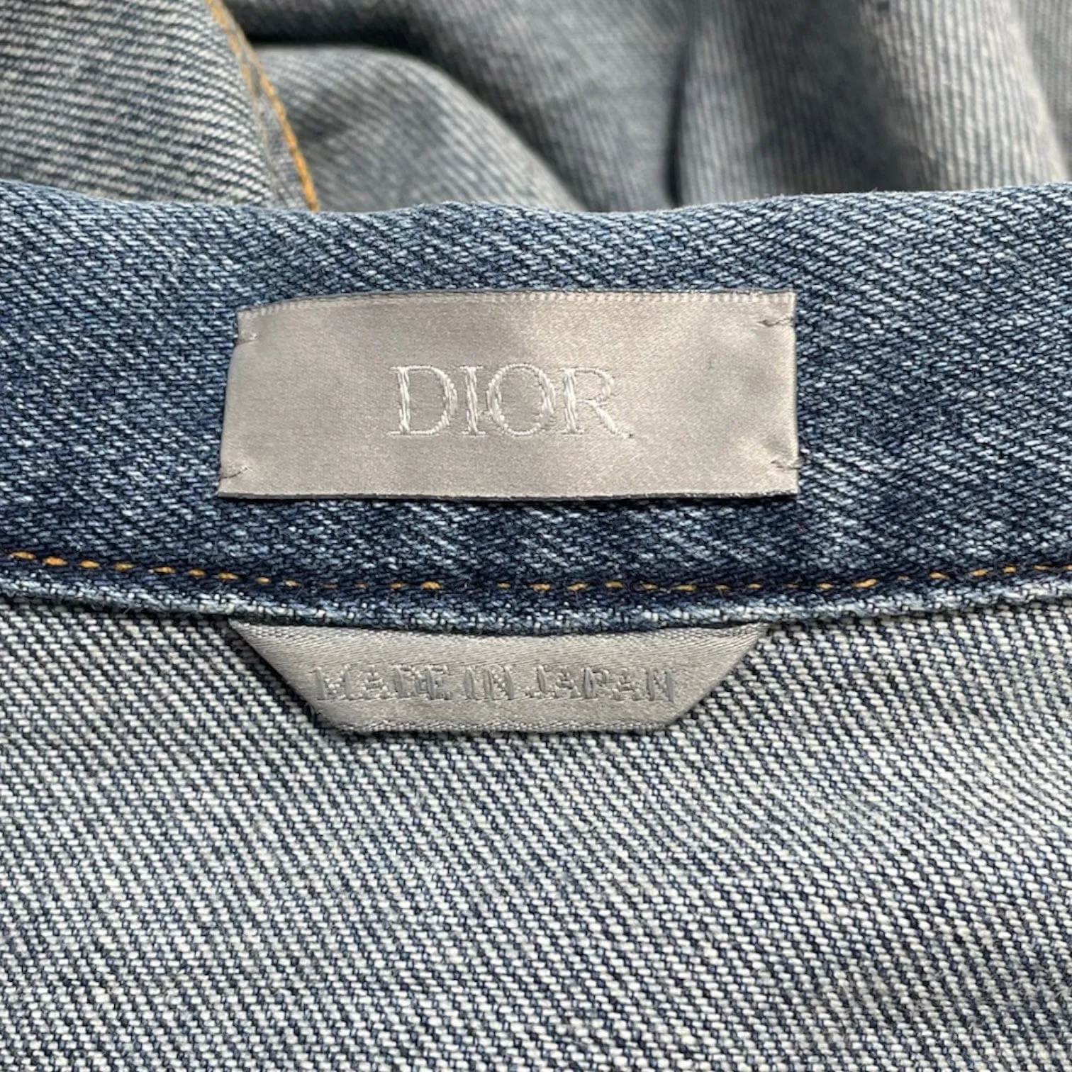 Dior x Kenny Scharf Denim Overshirt Jacket Blue