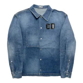 Dior x Kenny Scharf Denim Overshirt Jacket Blue