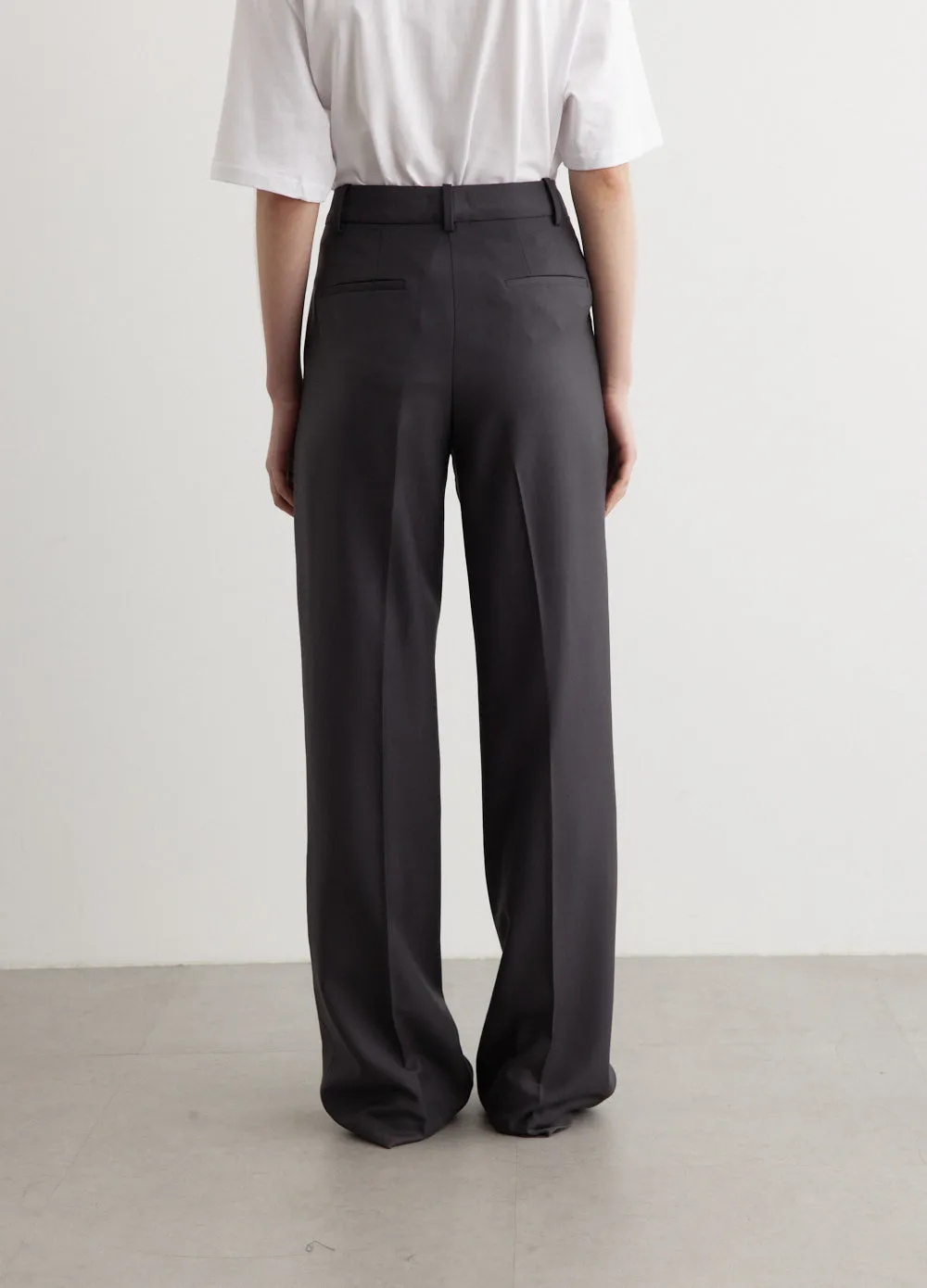 Grey Anthracite Tailored Pants