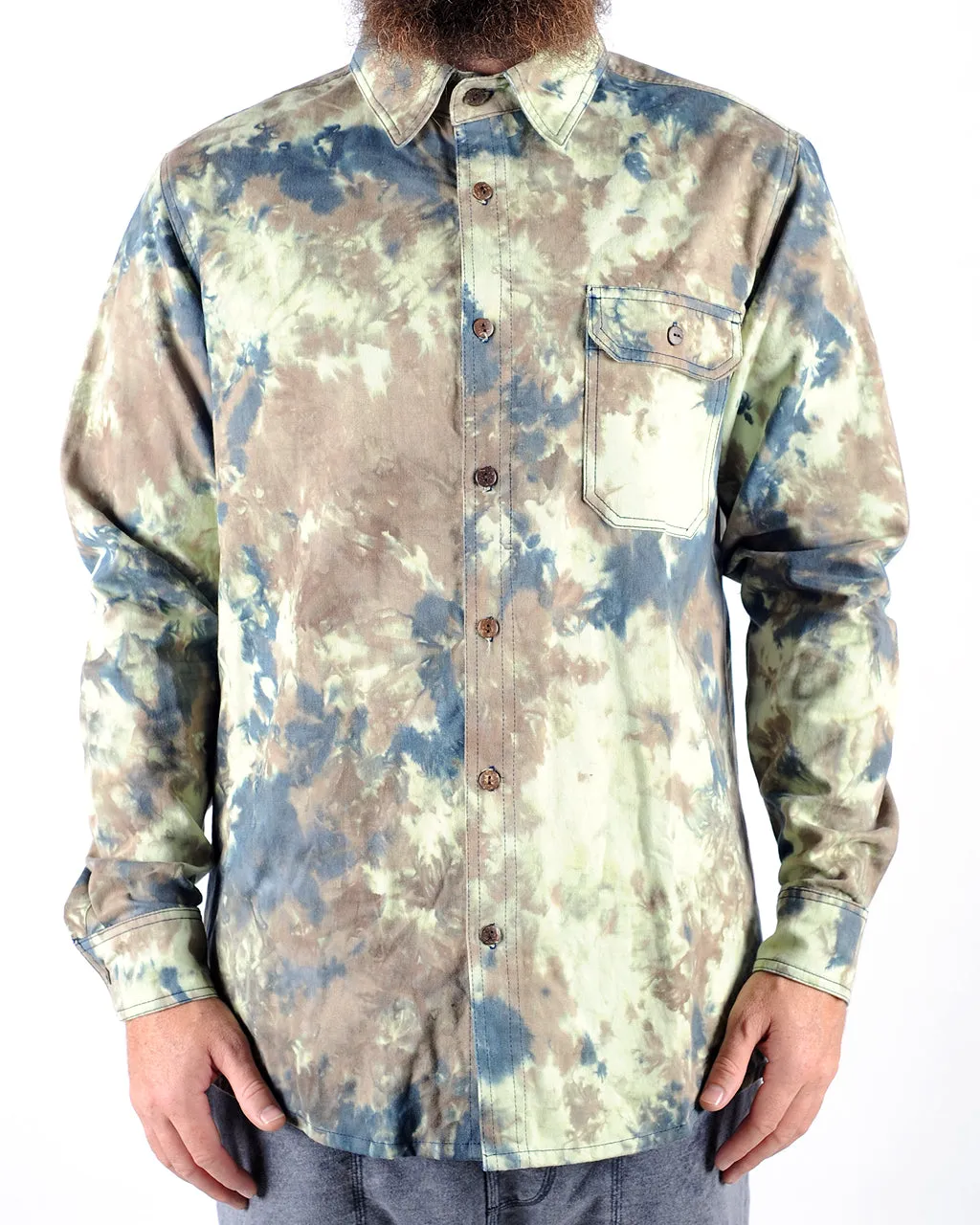 Invisible Button Up Camo