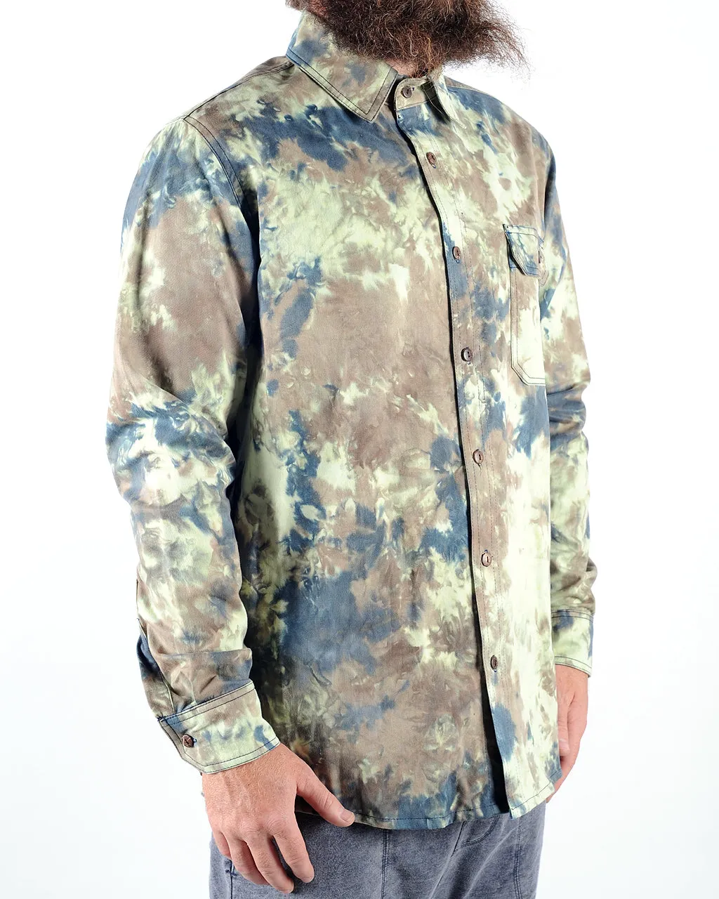 Invisible Button Up Camo