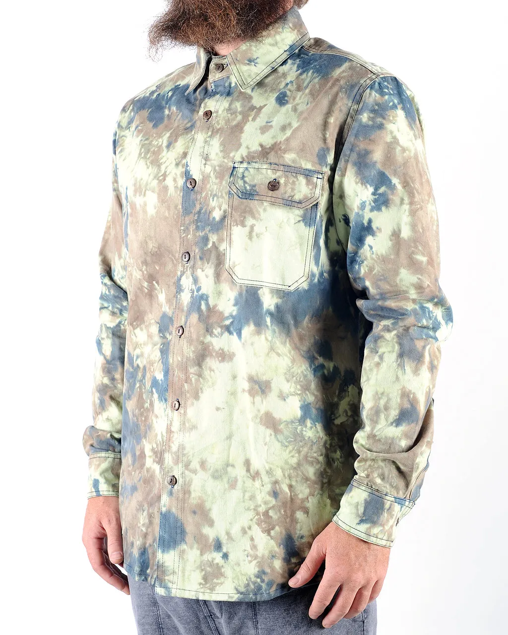 Invisible Button Up Camo