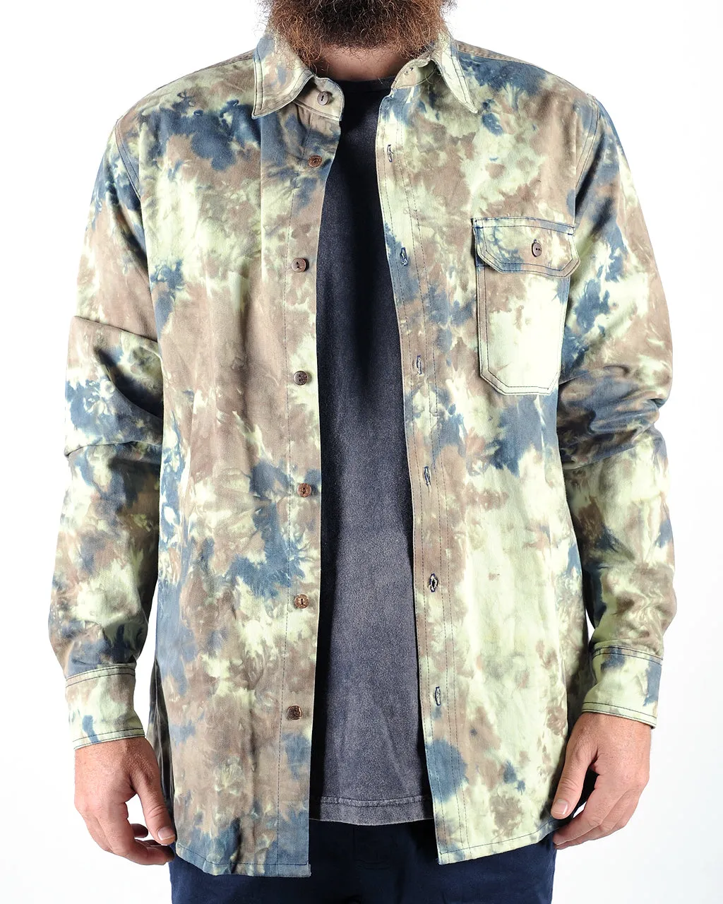 Invisible Button Up Camo