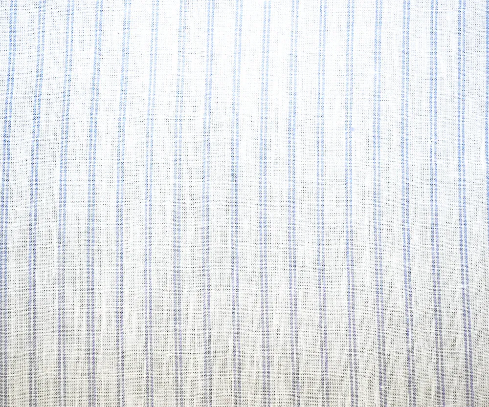 Light Purple-White Spence Bryson Striped Irish Linen Woven Fabric