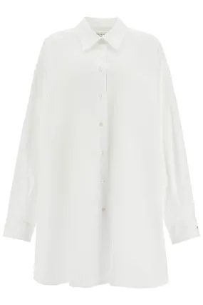 Maison Margiela Maxi Oxford Shirt In Italian