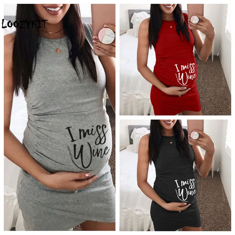 Maternity Dresses "Wine"