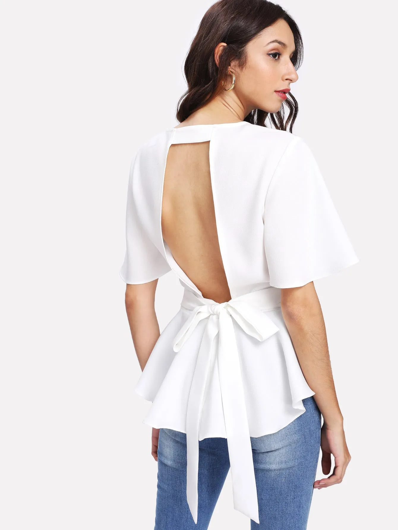 Maya Peplum Top