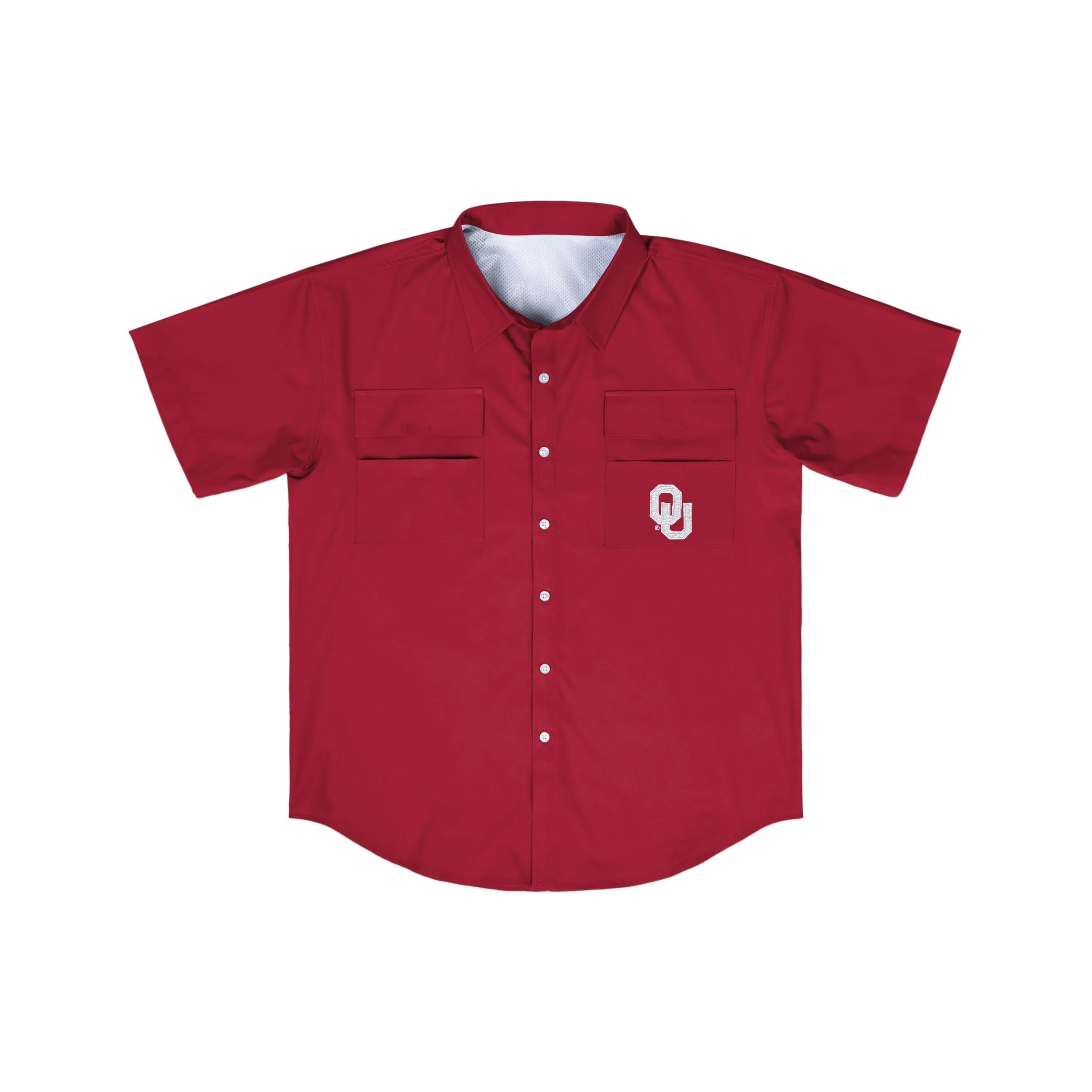 Oklahoma Sooners NCAA Mens Gone Fishing Shirt