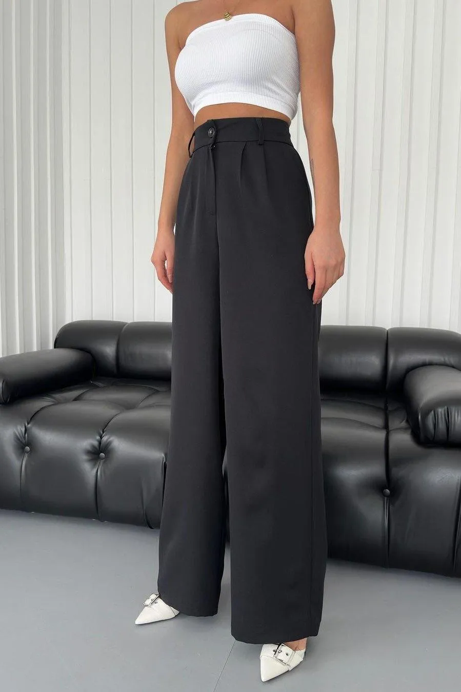 PALAZZO PANTS NOIR