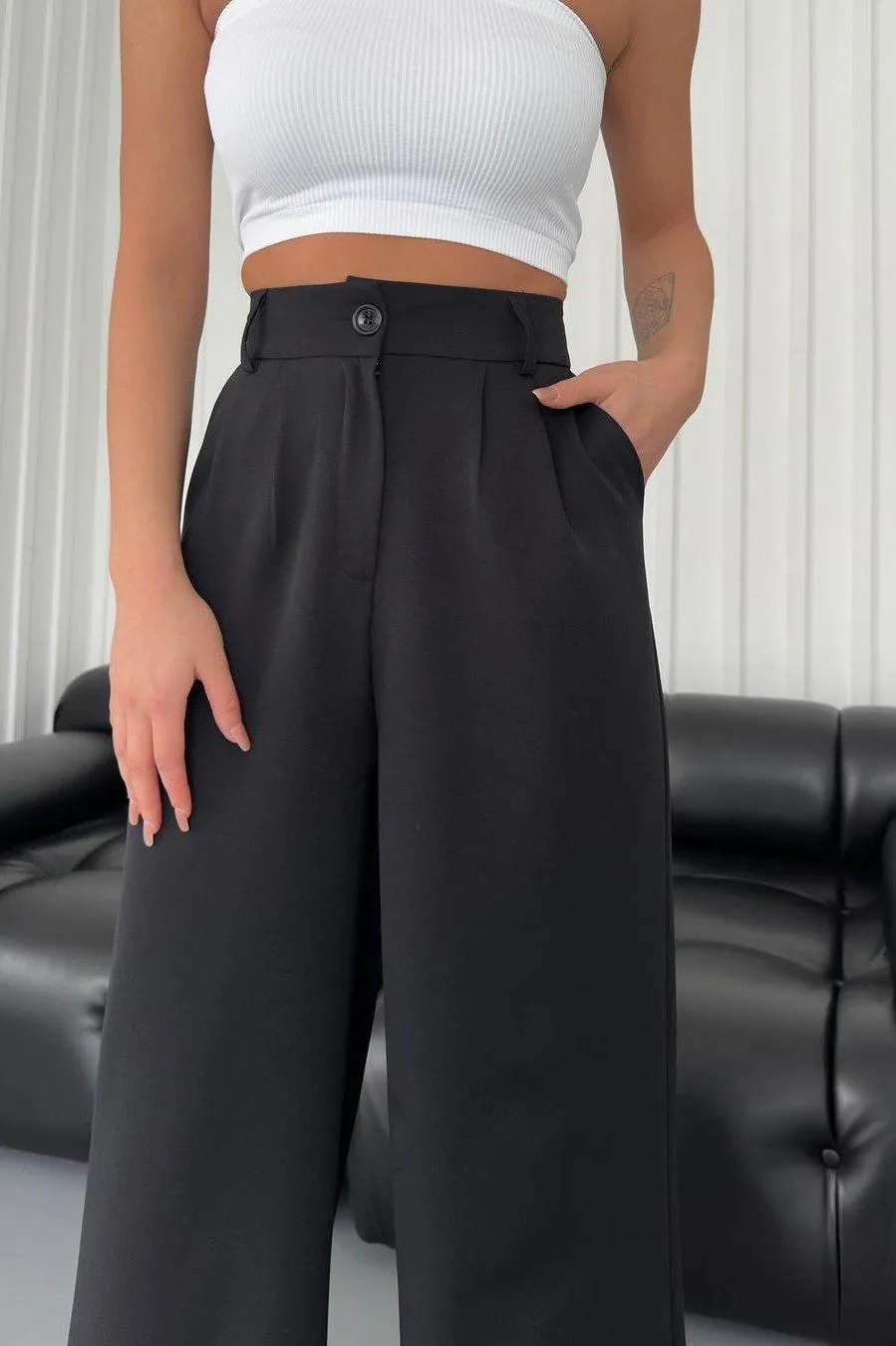 PALAZZO PANTS NOIR