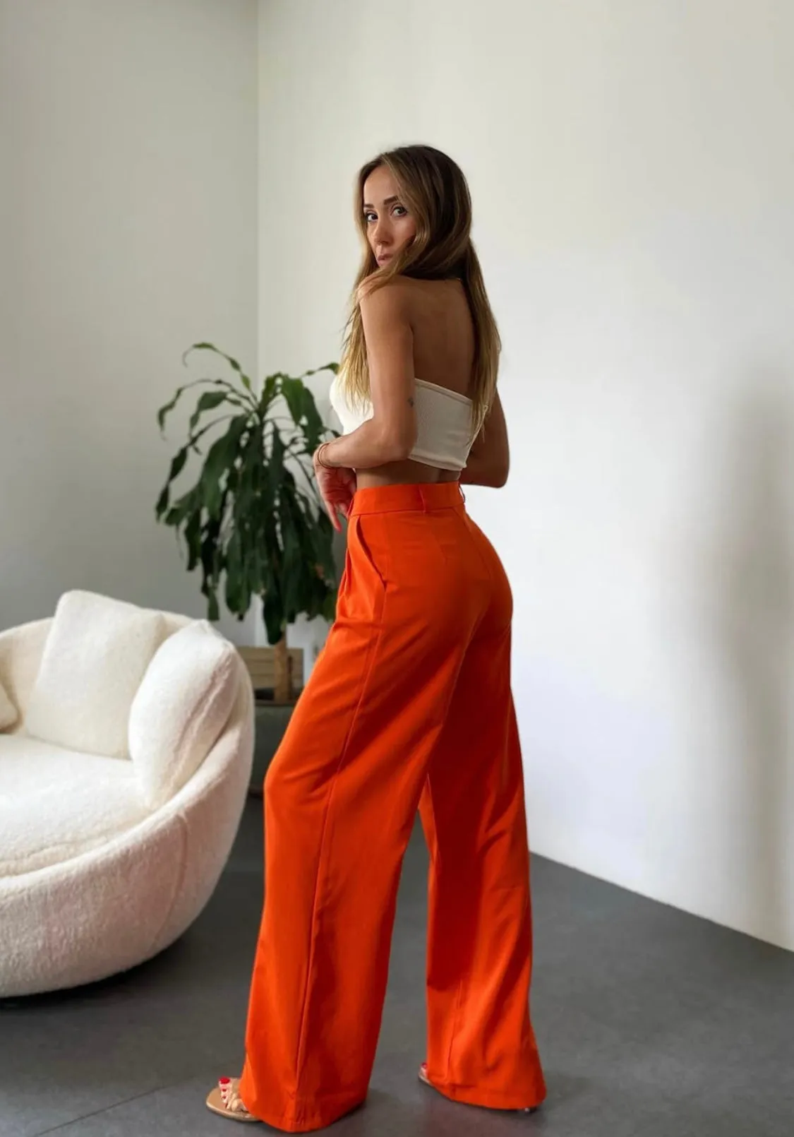 Palazzo Pants Orange