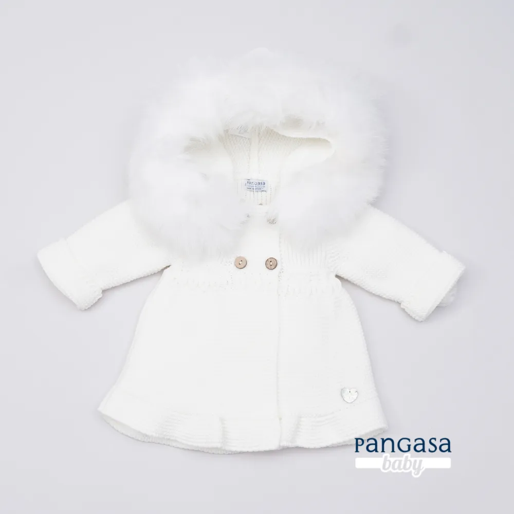 Pangasa Girls A-Line Faux Fur Jackets