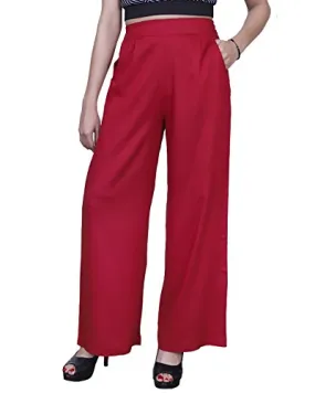 Plain Crepe Palazzo Pant