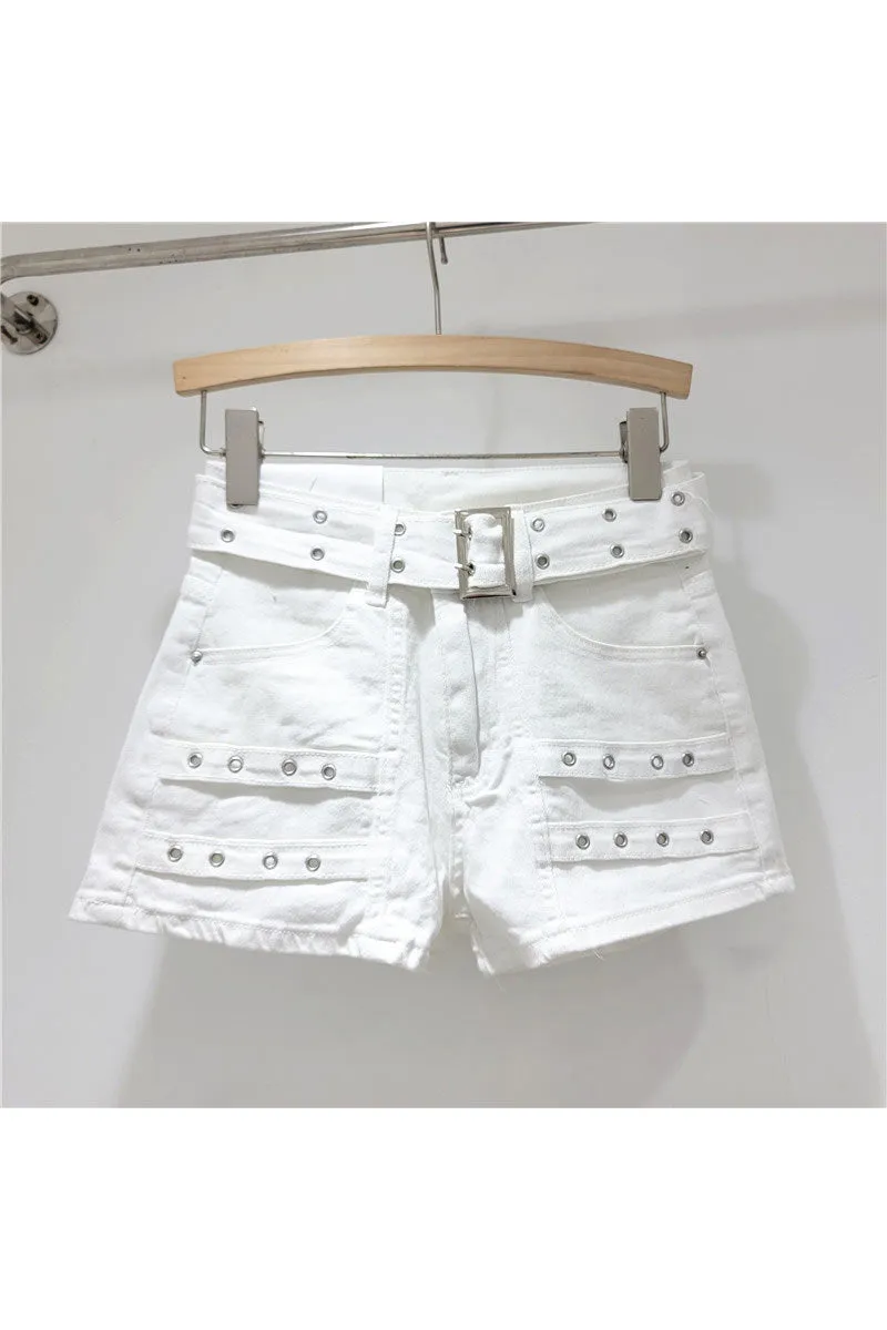 PM0521 Stretch Denim Shorts