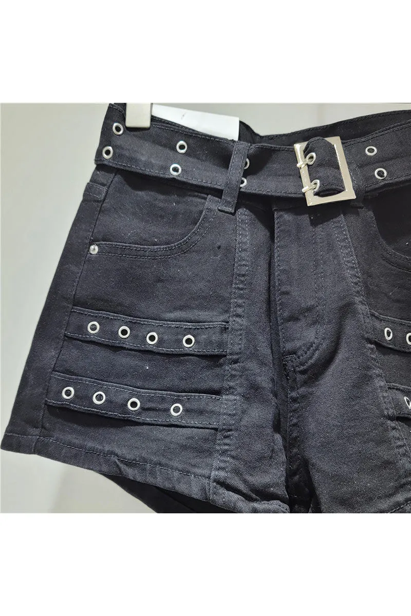 PM0521 Stretch Denim Shorts