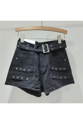 PM0521 Stretch Denim Shorts