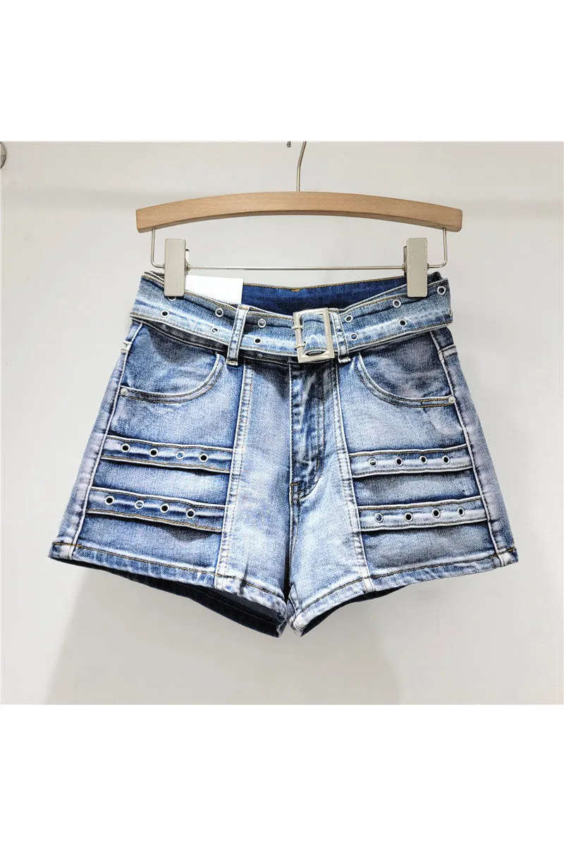 PM0521 Stretch Denim Shorts