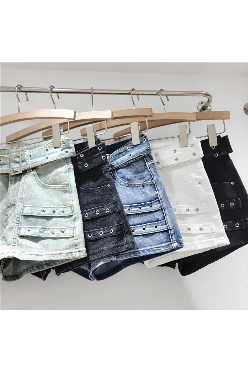 PM0521 Stretch Denim Shorts