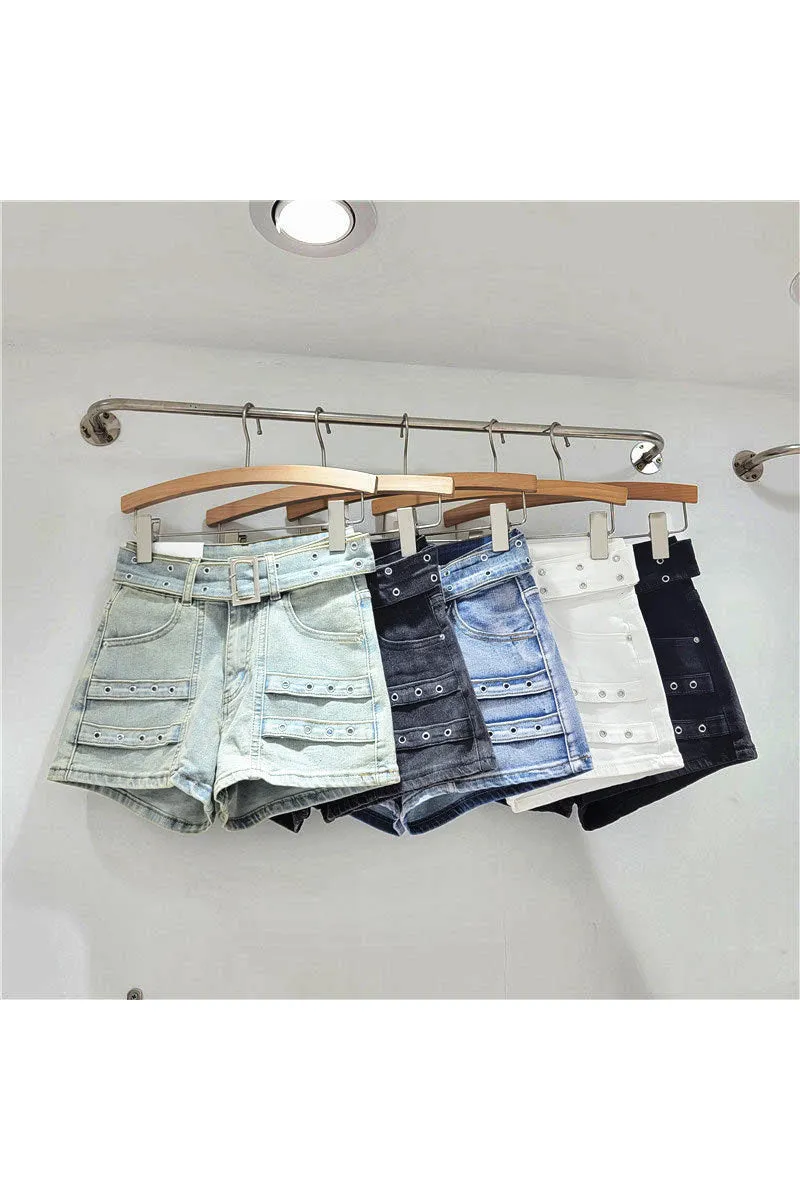 PM0521 Stretch Denim Shorts