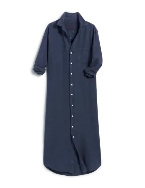 RORY MAXI SHIRTDRESS- NAVY