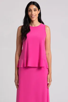 Sleeveless Peplum Top | Peony