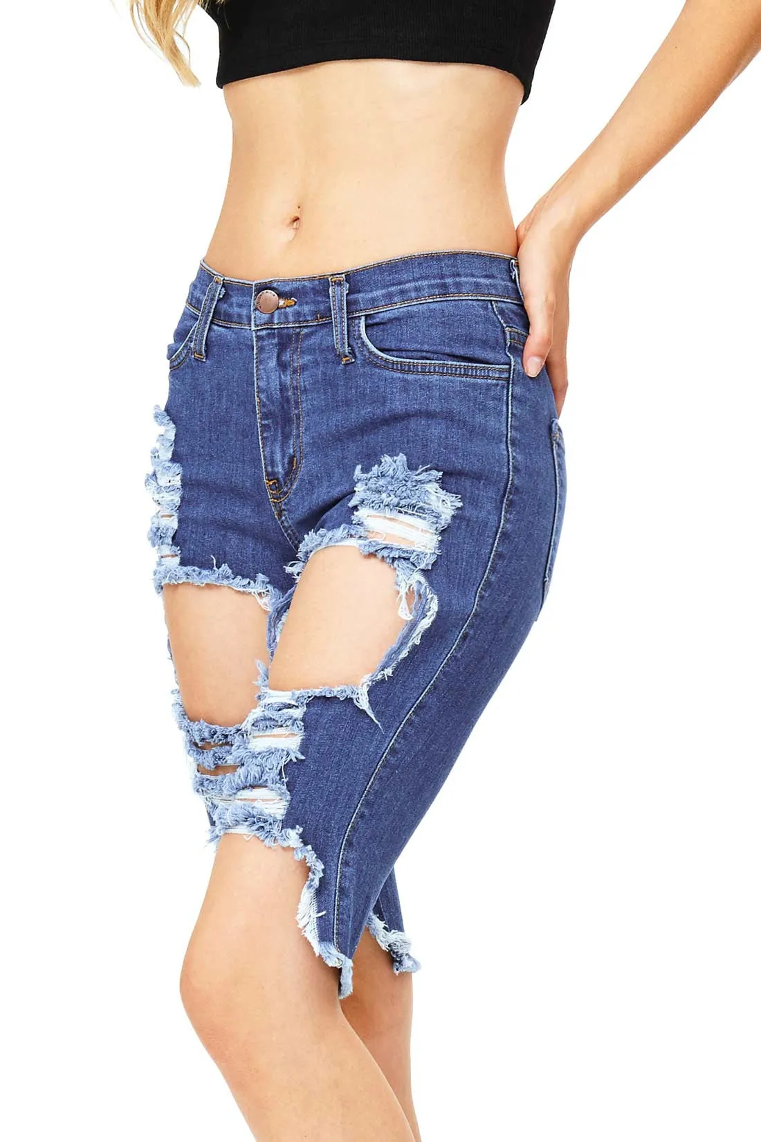 Urban Denim Bermuda Shorts