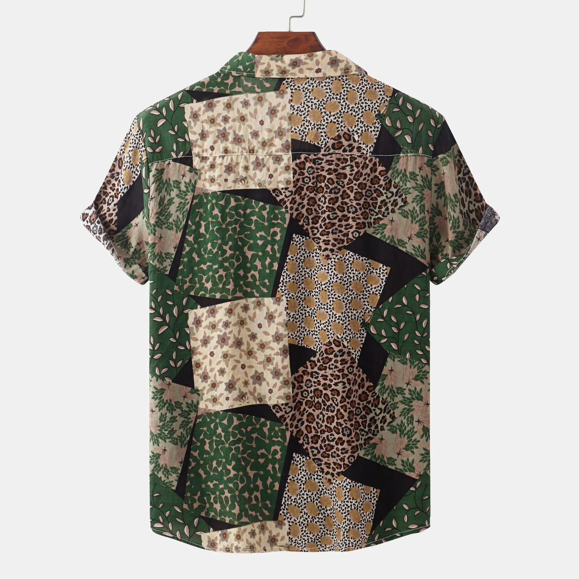 VINTAGE PATTERN BUTTON-UP